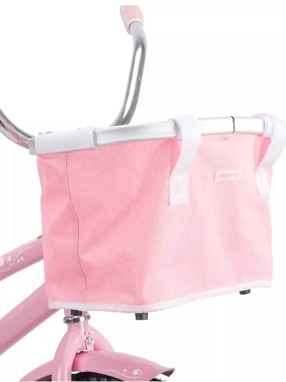 Pink Huffy Bike Handlebar Basket